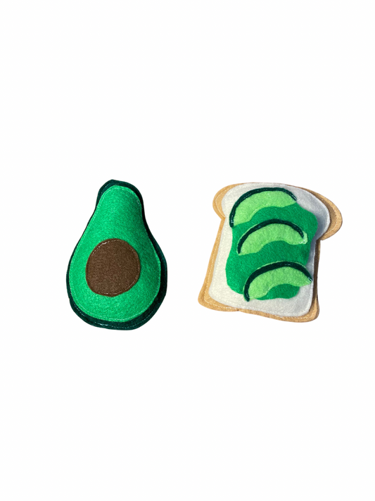 Avocado Toast Cat Toys