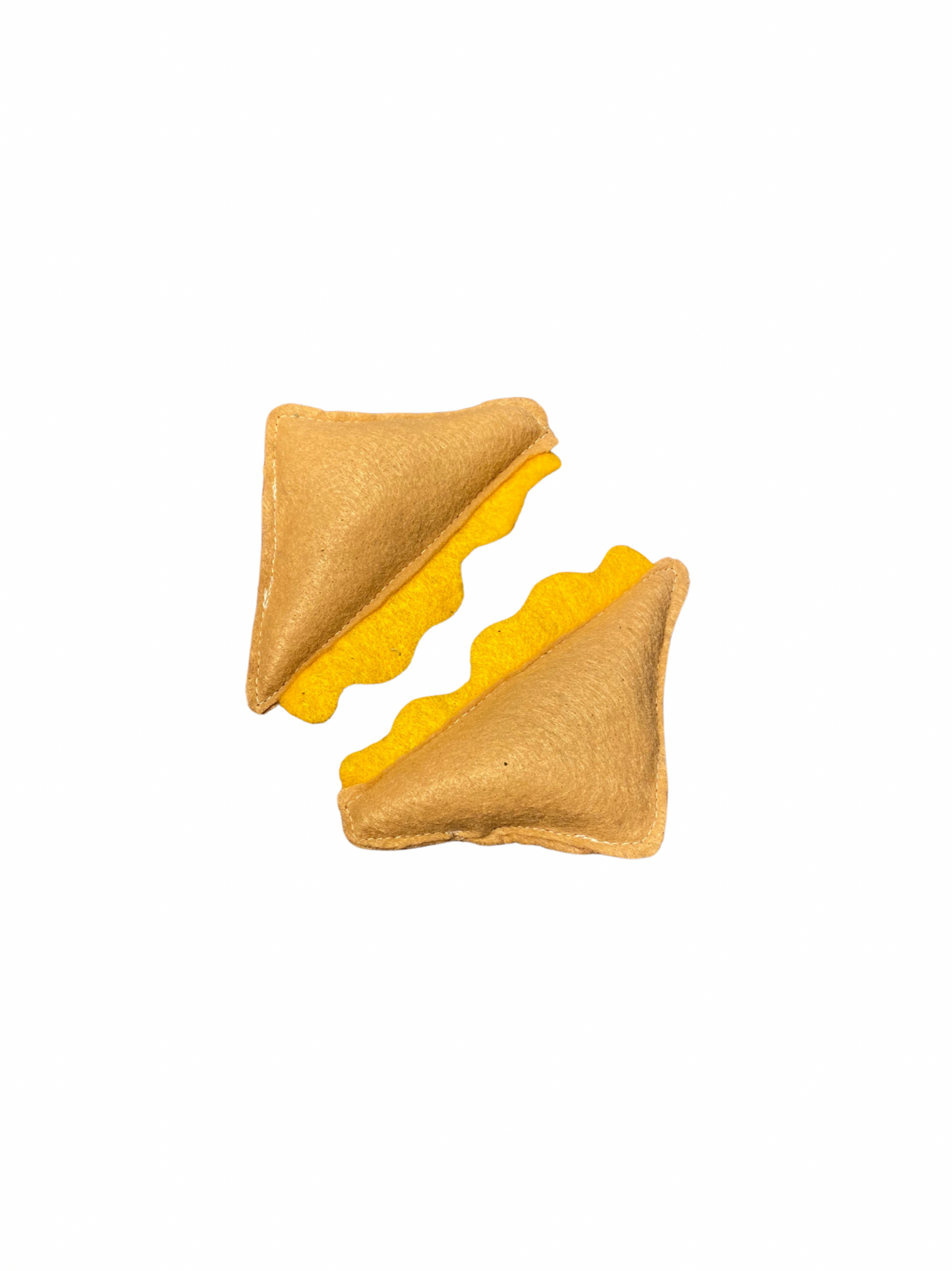 Grilled Cheese Cat Toy