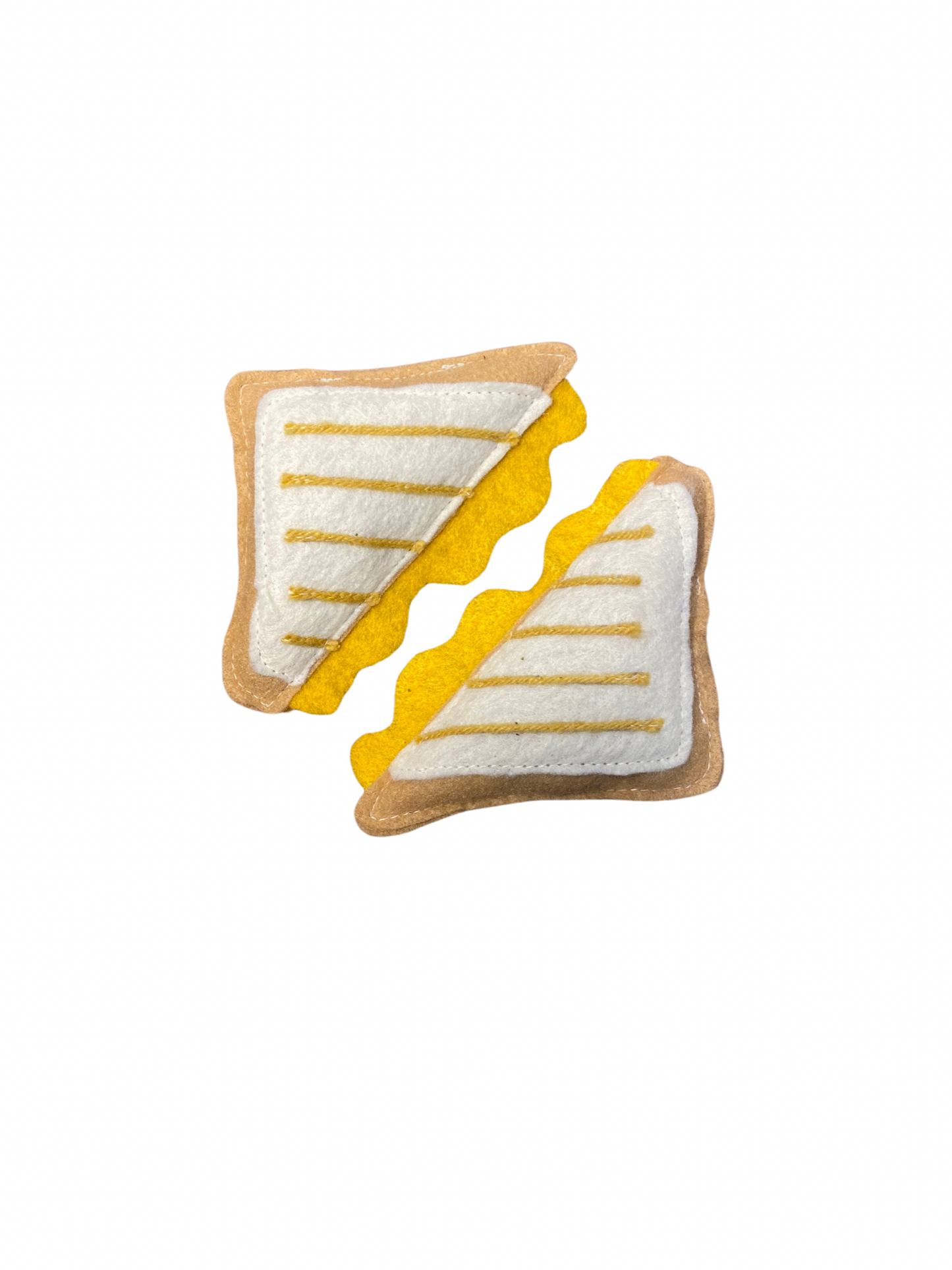 Grilled Cheese Cat Toy