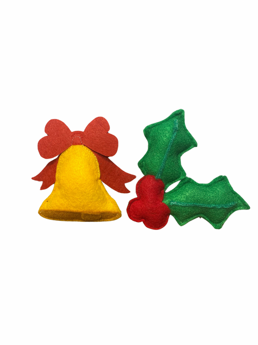 Bell and Holly Cat Toys