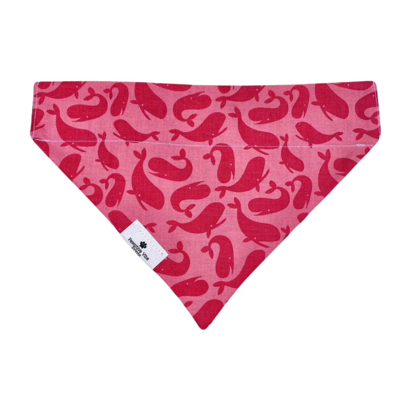 Pink Whale Dog Bandana