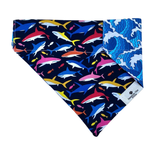 Shark Bait Dog Bandana