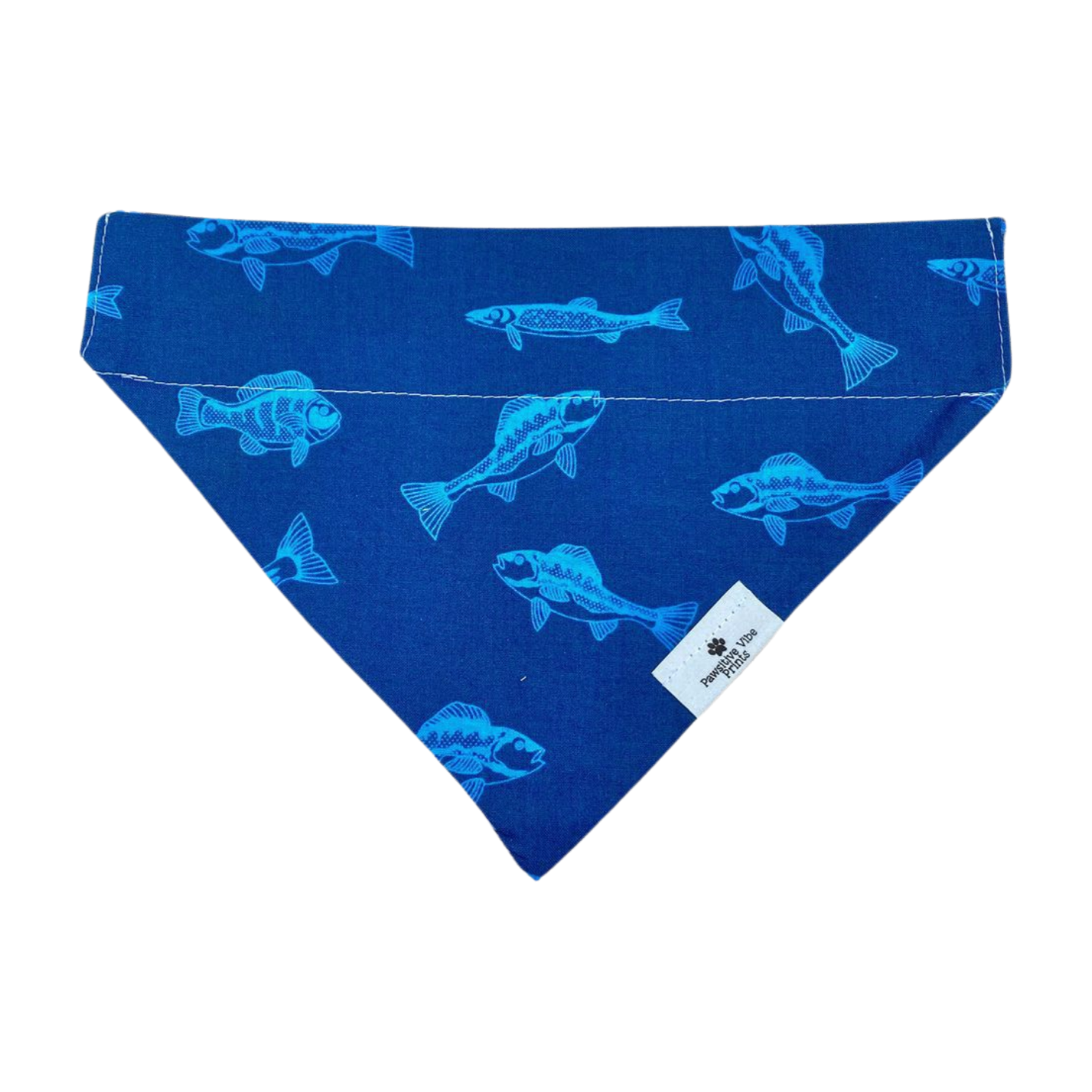 Blue Fish Dog Bandana