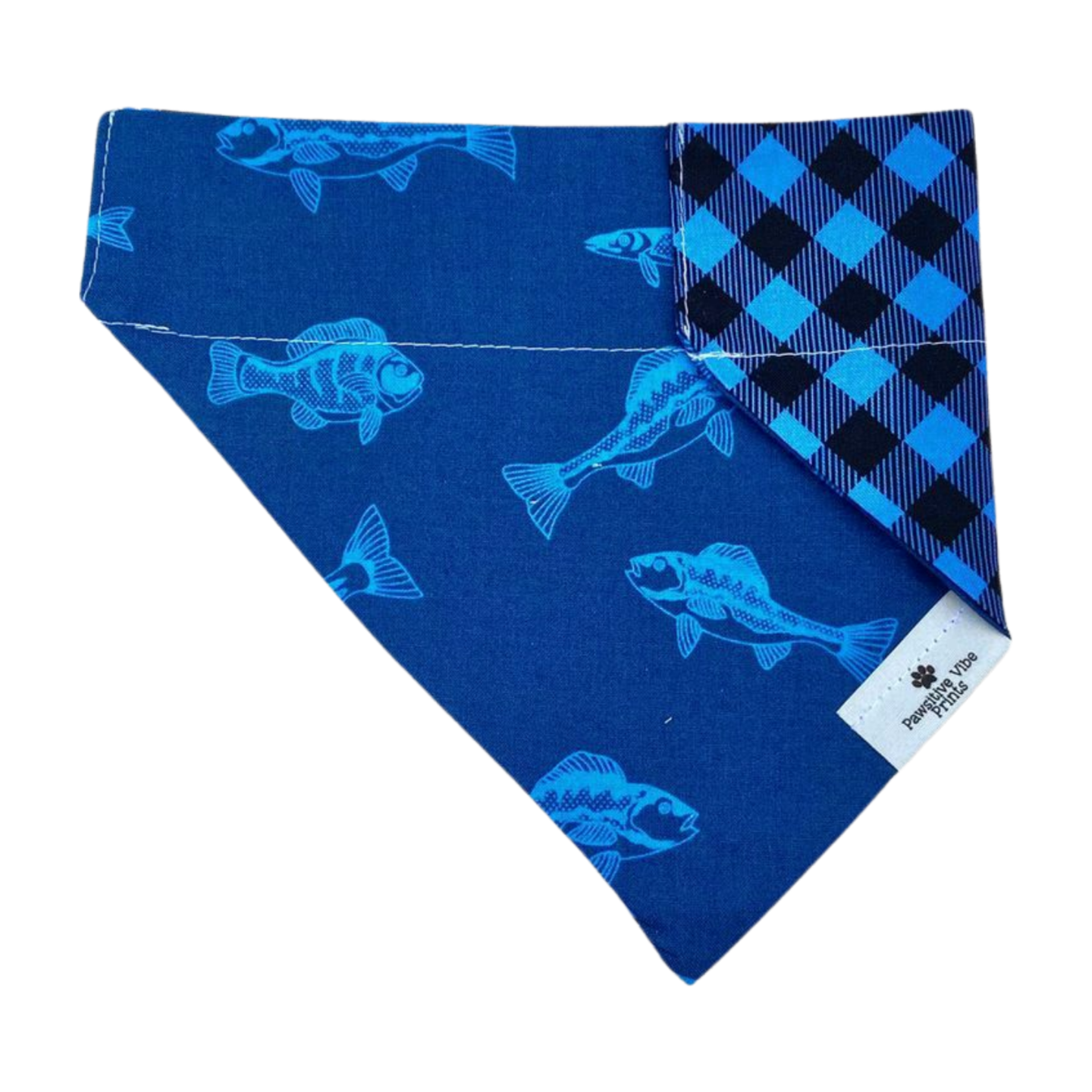 Blue Fish Dog Bandana