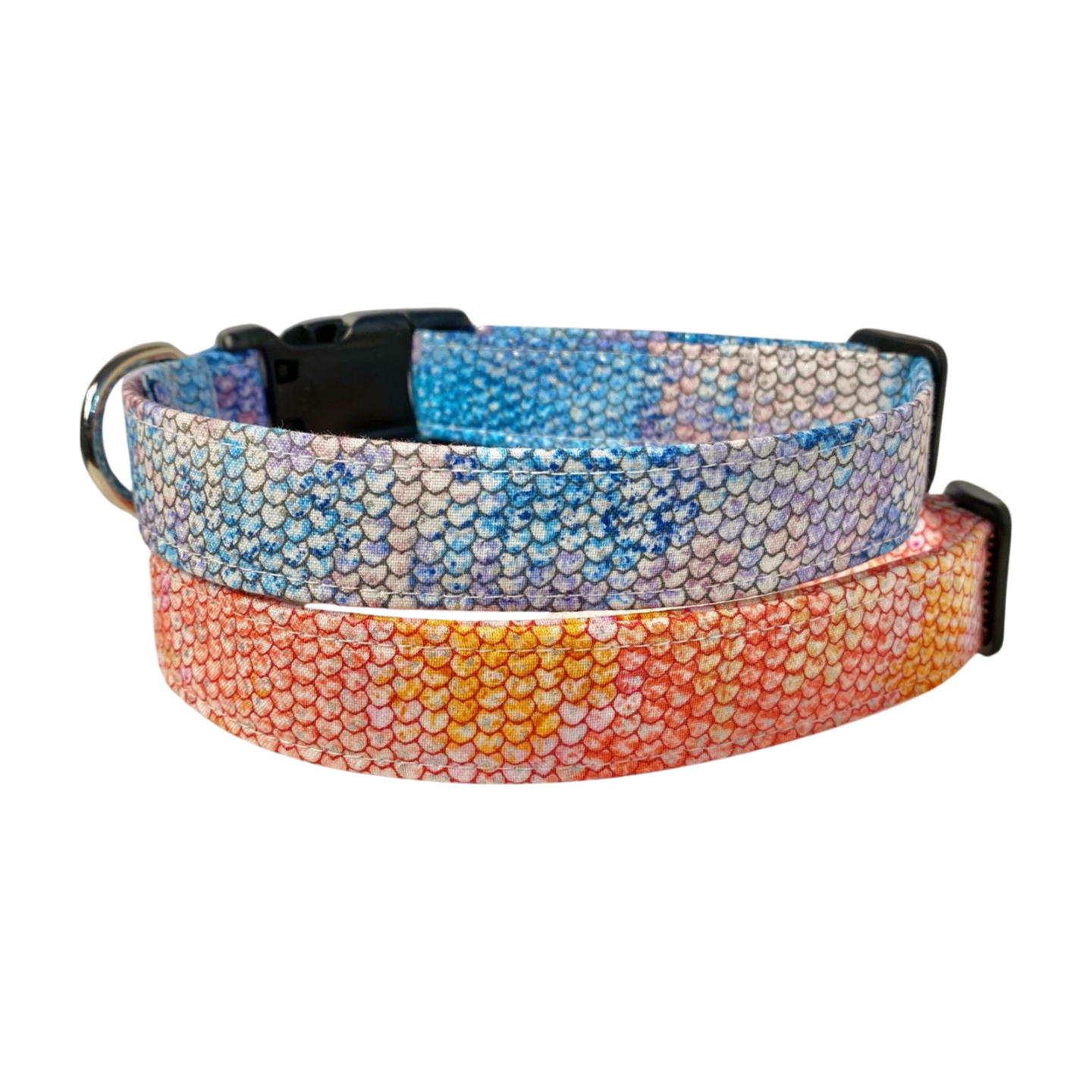 Fish Scales Buckle Dog Collar