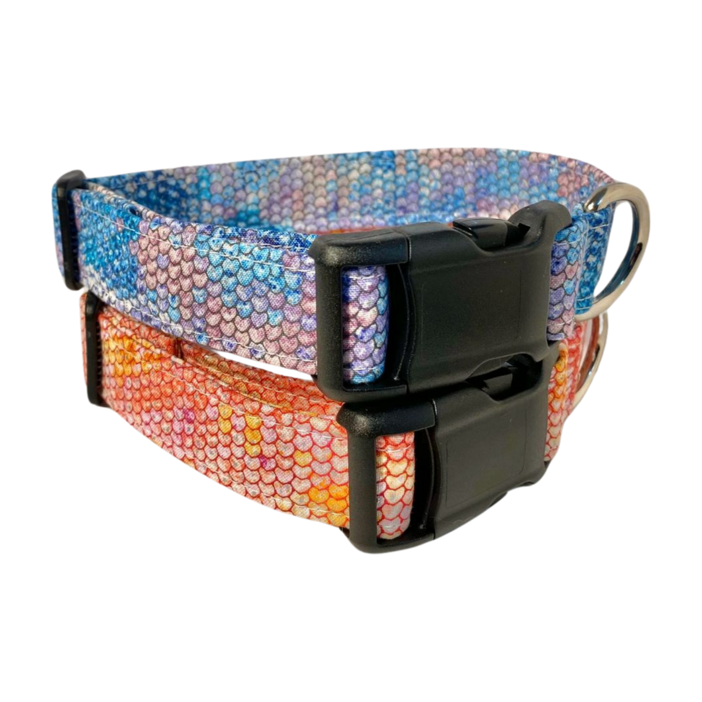 Fish Scales Buckle Dog Collar