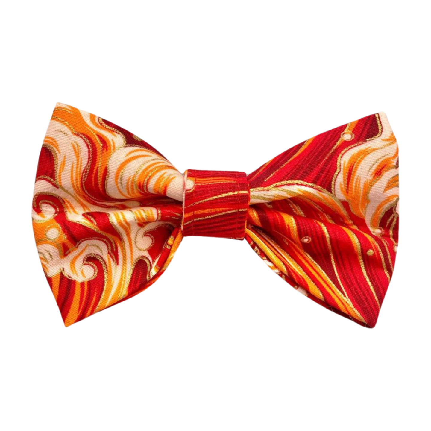 Red and Orange Bow Tie