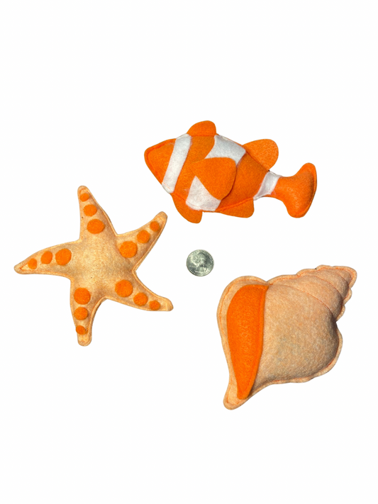 Star Fish and Friends Cat Toys