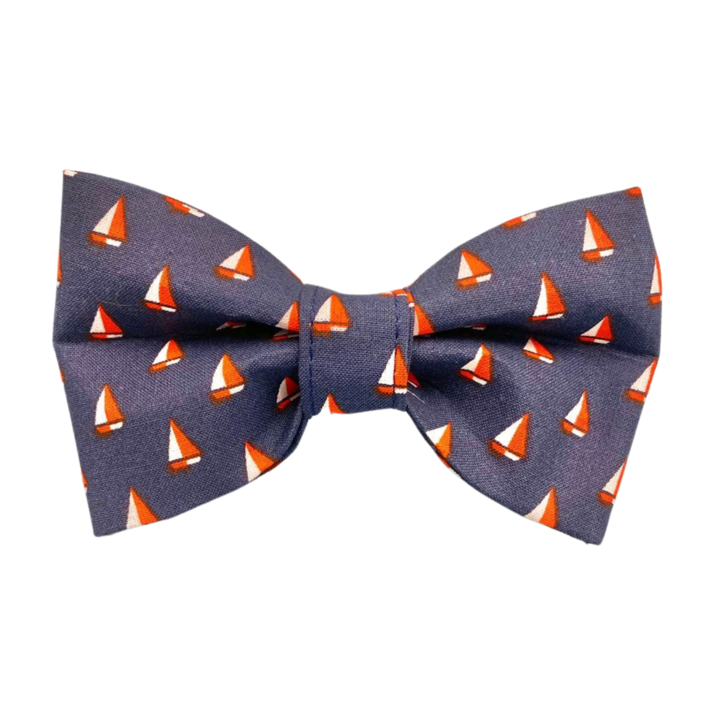 Navy Sail Boat Bow Tie