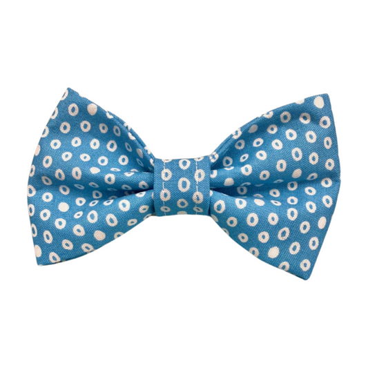 Blue Polka Dot Bow Tie