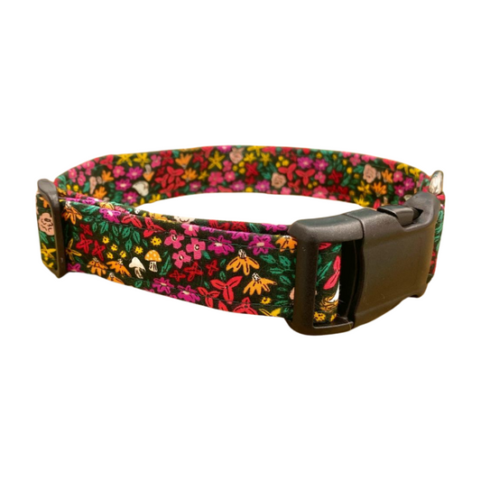 Spring Florals Buckle Dog Collar