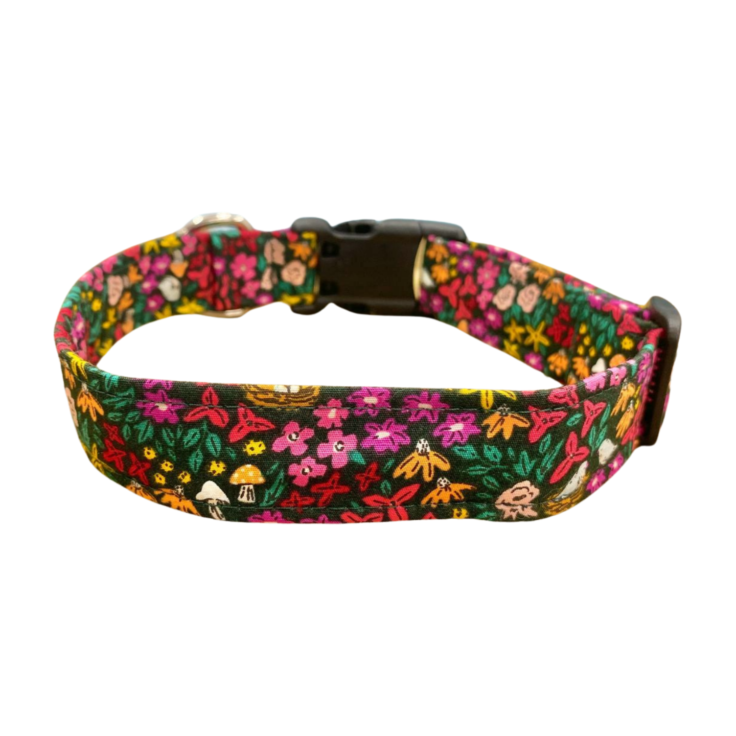 Spring Florals Buckle Dog Collar