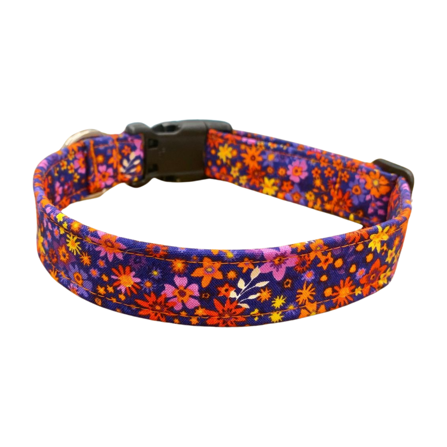 Purple Spring Florals Dog Collar